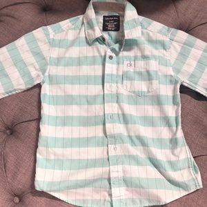 Calvin Klein boys long sleeve button down